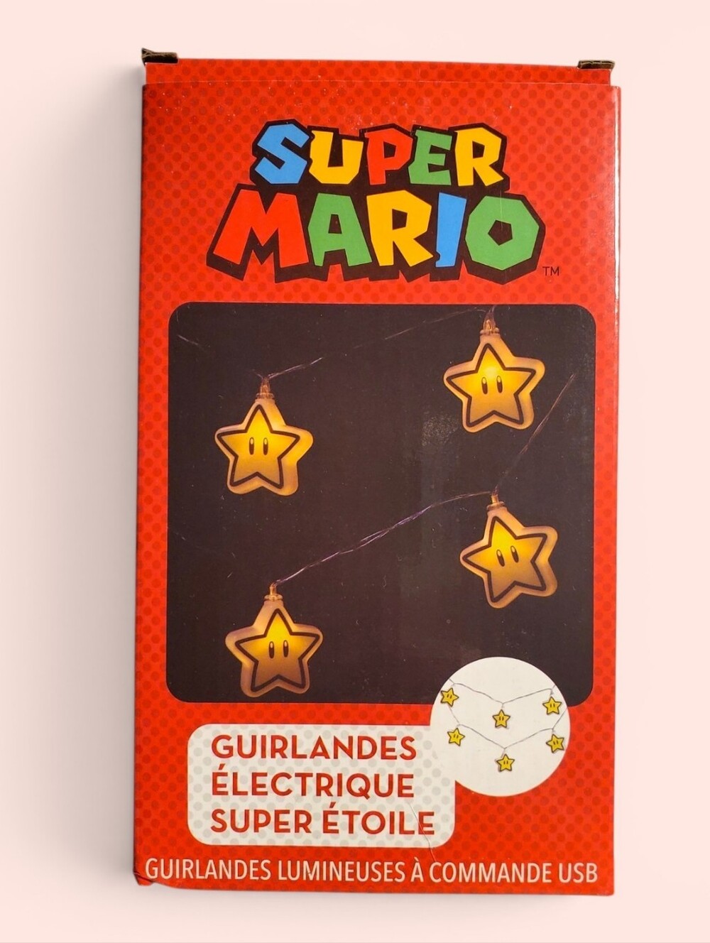 Nintendo Super Mario Star String Lights
